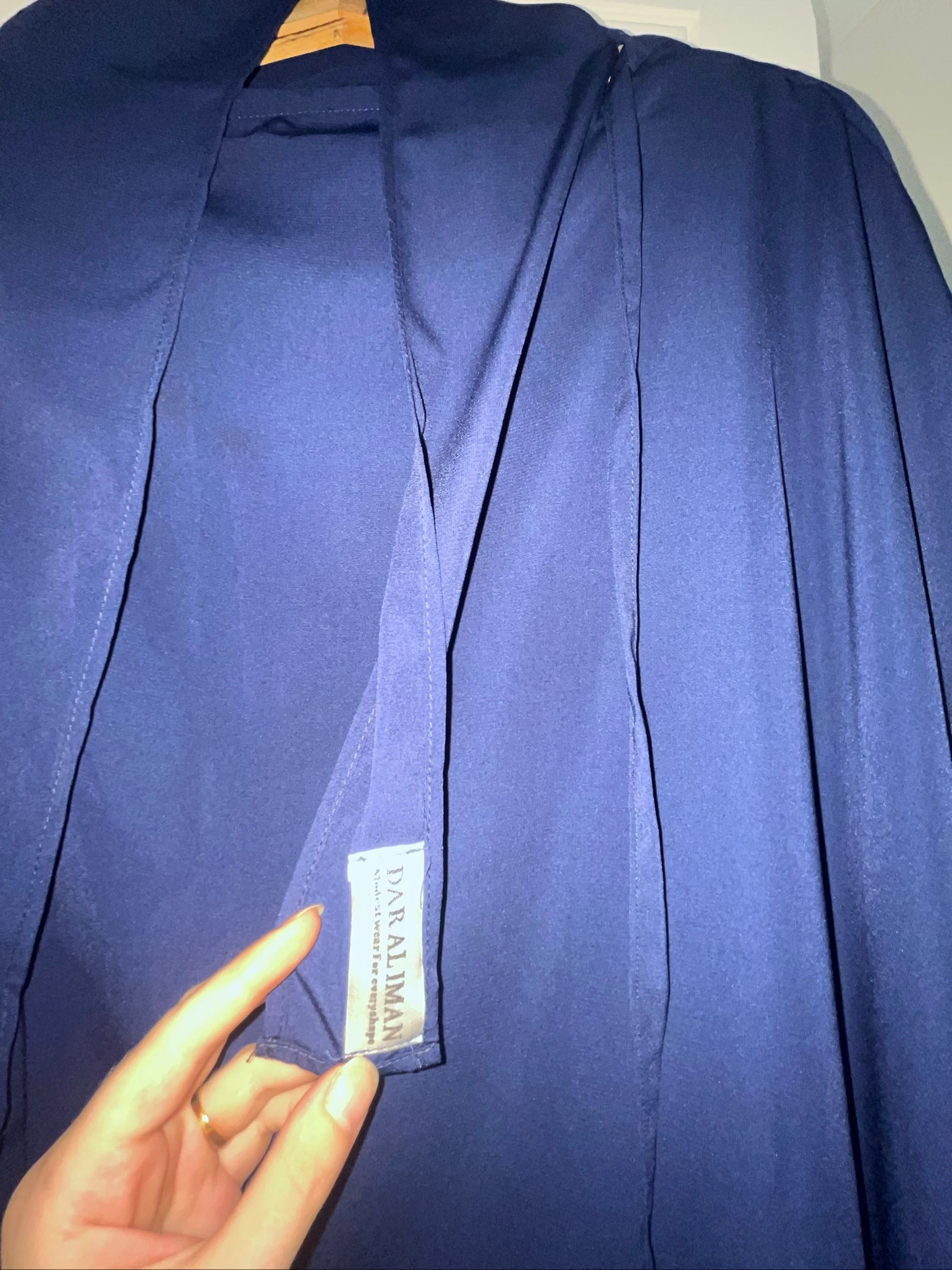 Nachtblauw hijab MALE – photo 2